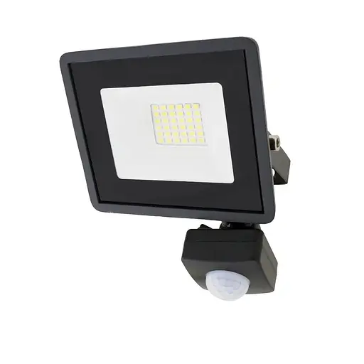Прожектор Brille светодиодный с датчиком движения HL-19P/22.5W CW IP65