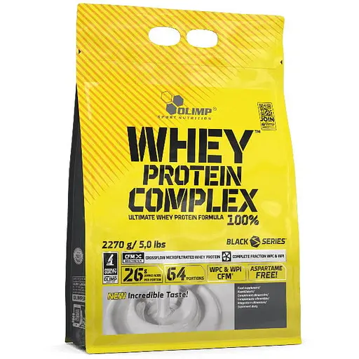Протеїн Olimp Sport Nutrition Whey Protein Complex 100% 2.2 кг Подвійний шоколад - фото 1