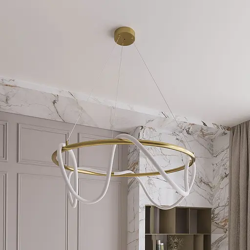 Люстра MJ-Light ROPE D800 4000K GD 10021 - фото 2