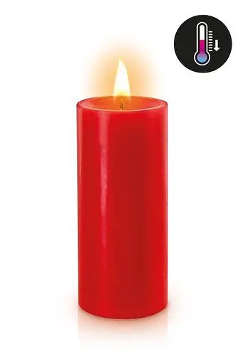 БДСМ-cвеча низкотемпературная Fetish Tentation SM Low Temperature Candle Red - фото 2