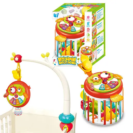 Гра Музичні веселощі українською пісні казки вірші тваринки підсвічування 76575 - фото 1