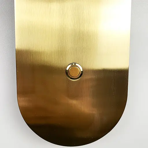 Бра з білим плафоном в латунному корпусі Line F WJ 57/1 AB - фото 6