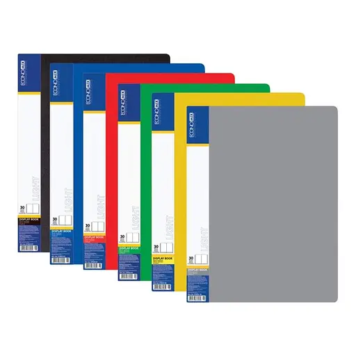 Папка з 30 файлами А4 E30603 Economix (4044572306036) Червоний - фото 2