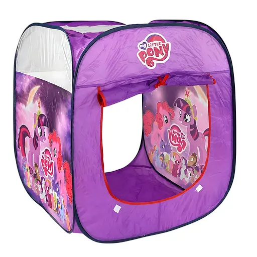 Дитячий намет 8008 PN "Поні", складний, 72×72×82 см, фіолетовий
