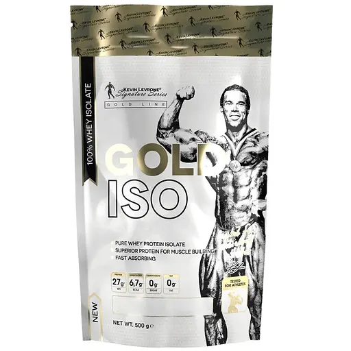 Протеин Kevin Levrone Gold Line Gold Iso, 500 грамм – Дубайский шоколад - фото 1