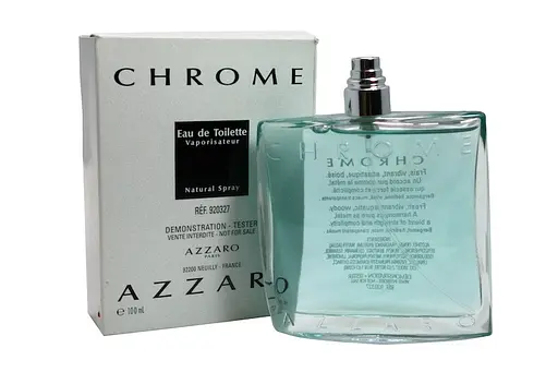 Оригинал Azzaro Chrome 100 мл ТЕСТЕР туалетная вода - фото 2