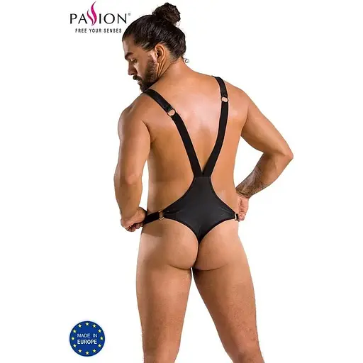 Чоловічий боді Passion 028 Body Harry black L/XL - фото 6