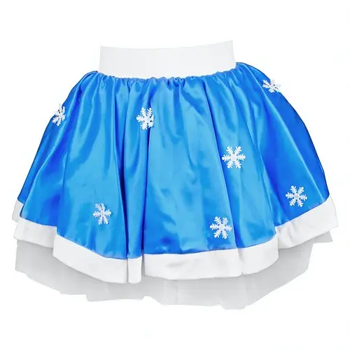 Спідниця Новорічна зі сніжинками - фото 1