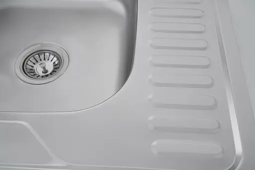 Кухонная мойка из нержавеющей стали Valeso сатин 6060 L (0,7/160 мм), Satin - фото 5