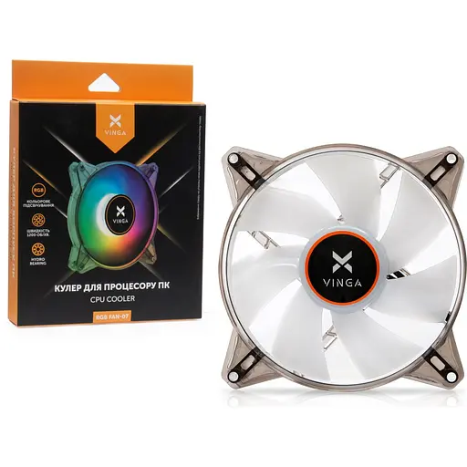 Вентилятор Vinga RGB fan-07 (RGB fan-07) - фото 4
