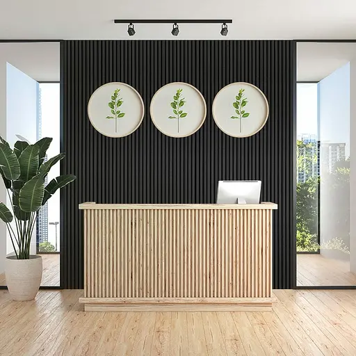 Рейка декоративная Wall Sticker WPC стеновая 3000х160х23 мм Антрацит SW-00001532 - фото 7