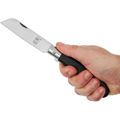 Нож Main Knives "German line" Sheepsfoot Ebony Wood Black - фото 5