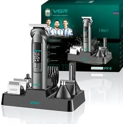 Профессиональный набор по уходу за волосами VGR V-096 14-в-1 Grooming Kit for Men - фото 3