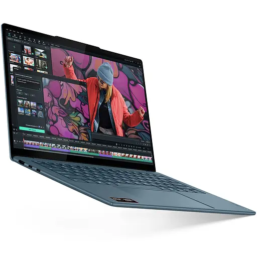 Ноутбук Lenovo Yoga Slim 7 14AKP10 з процесором AMD Ryzen™ AI 7 350 pana la 5.0GHz, 14" WUXGA, OLED, 16GB LPDDR5x RAM, 1TB SSD, AMD Radeon™ 860M графікою, Windows® 11 Home, Windows® 11 Home - фото 7