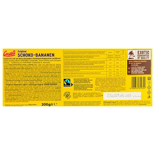 Конфеты Casali Chocolate Bananas суфле в шоколаде 300 г - фото 3