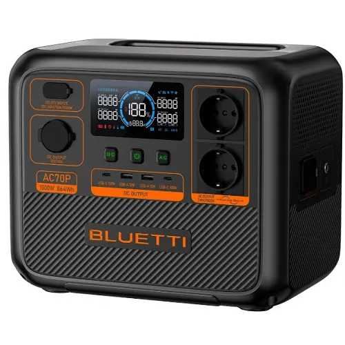 Зарядная станция Bluetti AC70P 1000W 864Wh - фото 4
