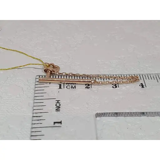 Золоті сережки-підвіски Платон 3в1. 1С301/00Б - фото 6