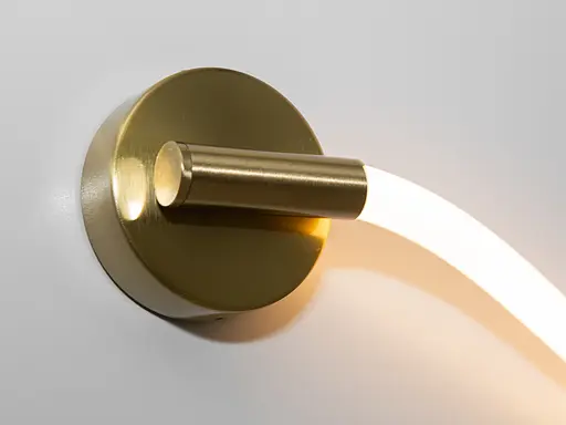 Сучасний світлодіодний світильник шланг, потужністю 18Вт, бронза - фото 3