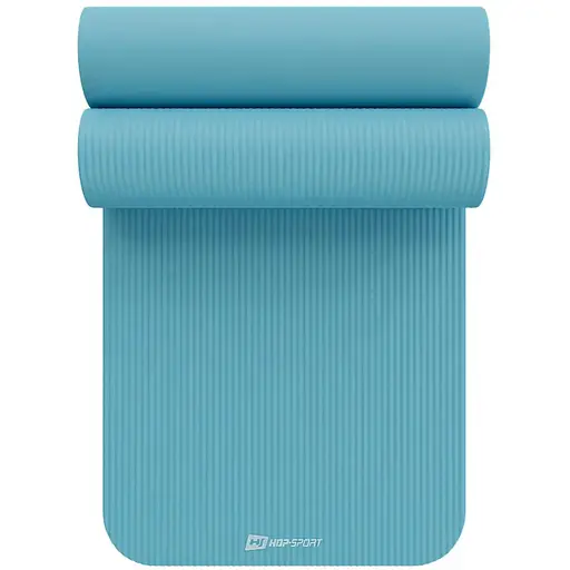 Коврик для йоги Hop-Sport HS-NB015GM NBR 1,5см светлый морской