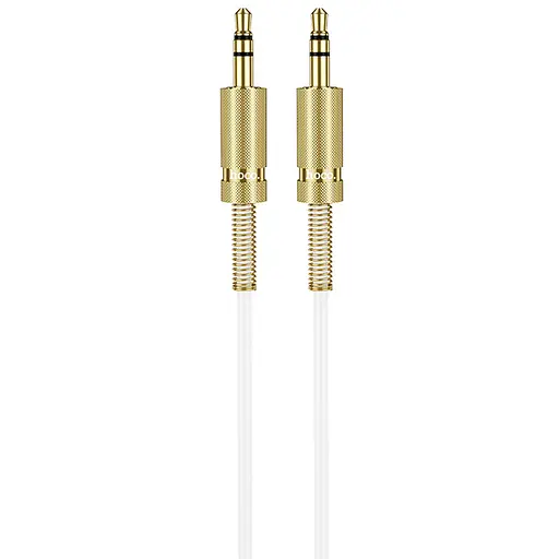 Аудіо кабель Aux Hoco UPA31 Cindy spring (3m) White