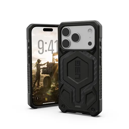 Чохол до мобільного телефона UAG iPhone 17 Pro Monarch Pro MagSafe Carbon Fiber (114513114242) - фото 8