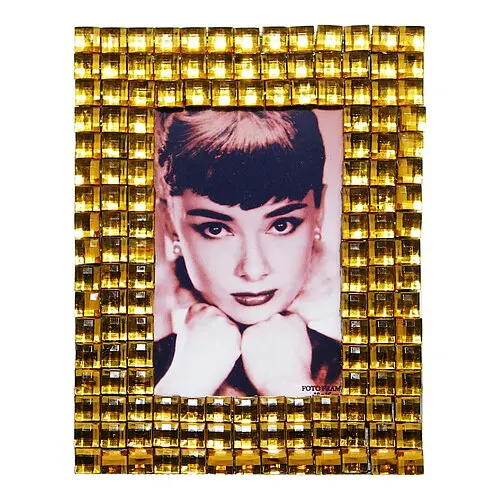 Фоторамка стекло оранжевая - фото 1