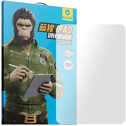 Защитное стекло Blueo HD для Apple iPad 10.9 2022-24 / 11 A16 2025 Прозрачное