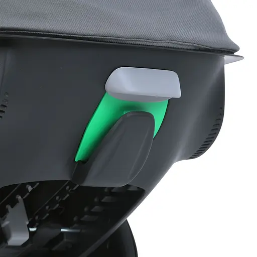 Автокрісло-бебікокон El Camino i-FLOW i-SIZE R129, для зросту 40-87 см, 3-точкове, з боковим захистом, Сіре - фото 8