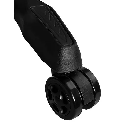 Кресло геймерское Dunmoon 24243 с подставкой для ног Black - фото 9