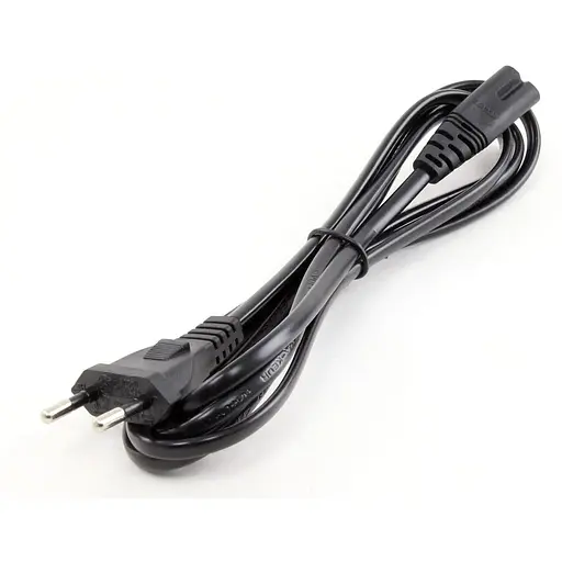 Кабель питания Atcom 16134 2 пина для бытовой техники 1.8 м черный