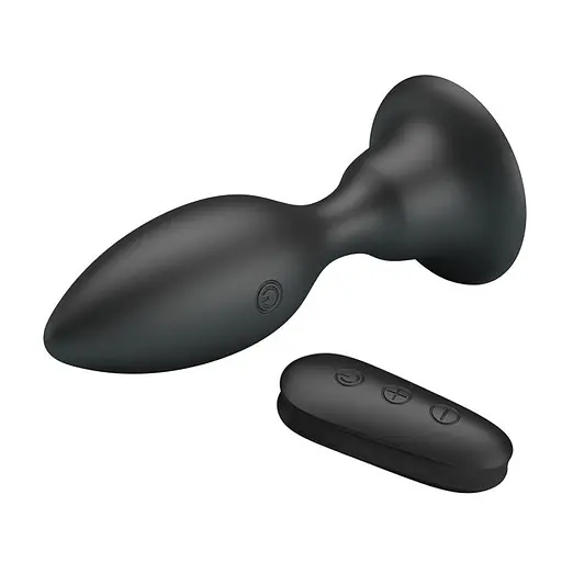 Анальна пробка MR Play Vibrating Anal Plug 10.8 см (чорний) - фото 7
