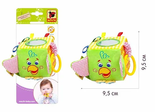 Подвеска-кубик Зоо "Попугай Проказник" МС 110202-01 - фото 2