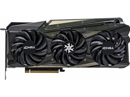 Видеокарта Inno3D RTX 3070 8Gb ICHILL X4 LHR (C30704-08D6X-1710VA35H) (GDDR6, 256 bit, PCI-E v4.0 x16) Б/у - фото 1