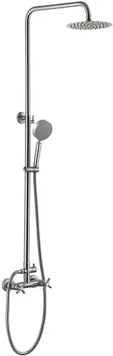 Душевая система для кабины Lidz Wind 1363, Nickel LDWIN1363NKS43389 - фото 1