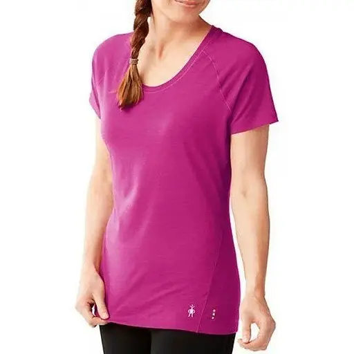 Футболка Smart Wool Wm's Merino 150 Baselayer Pattern Short Sleeve Berry XS (1033-SW 17254.044-XS)
