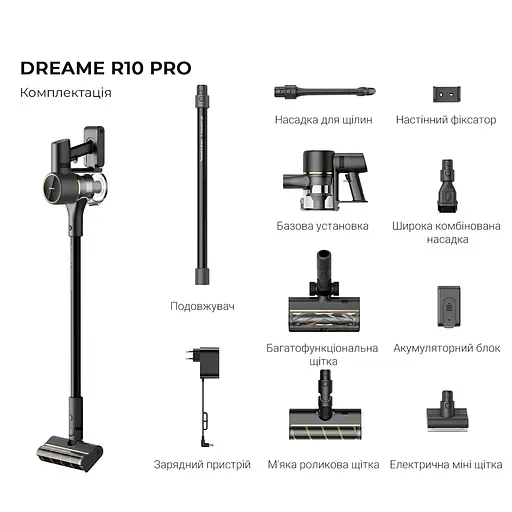 Пылесос Dreame Cordless Vacuum Cleaner R10 PRO - фото 10