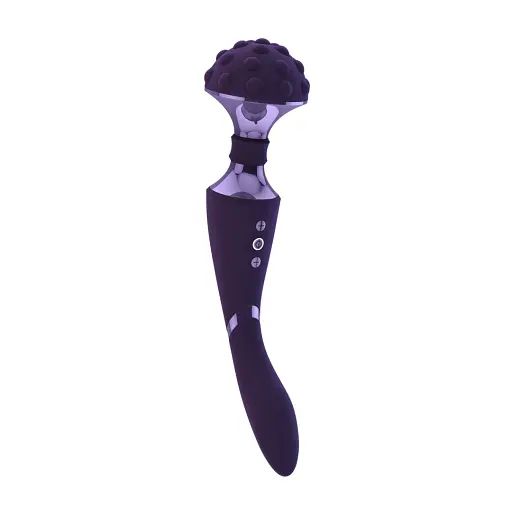 Вібромасажер Vive Shiatsu Bendable Massager Wand 28.6 см (фіолетовий) - фото 13