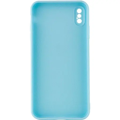 Силіконовий чохол Epik Candy Full Camera для Apple iPhone XS Max 6.5 Бірюзовий/Turquoise - фото 2