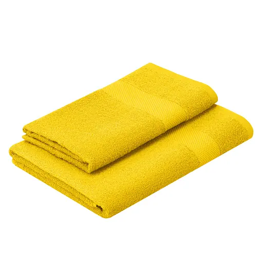 Набор полотенец махровых Ardesto Essence 50х90 см 70х140 см 2 шт. 100% хлопок желтый (ART2358YE)  - фото 2
