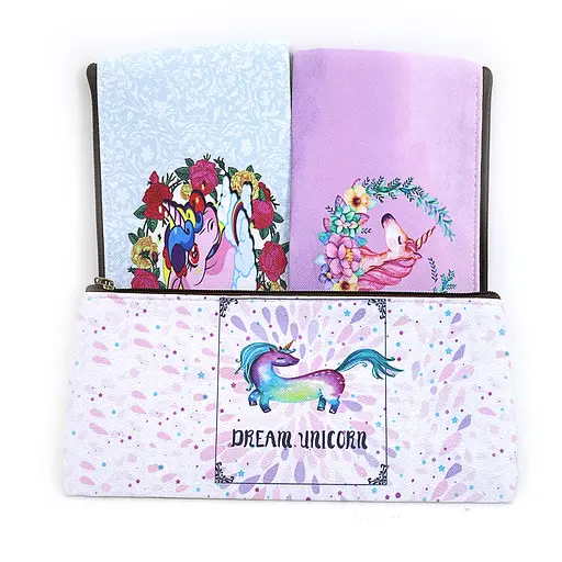 Пенал плоский Єдиноріг, 1 відділення, 20x9 см (В асортименті) - фото 2