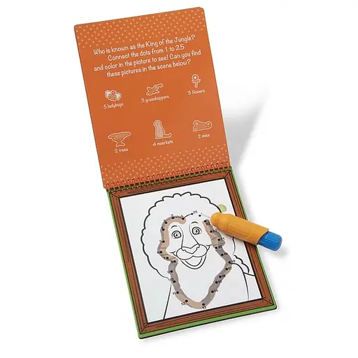 Розмальовка по крапкам Melissa & Doug Сафарі водна чарівна (MD31950) - фото 4