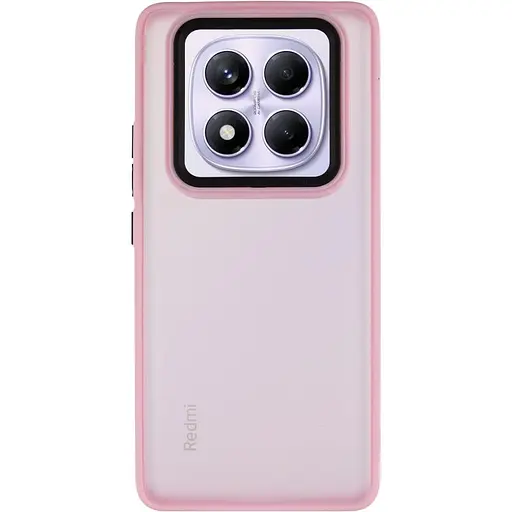 Чехол Epik TPU+PC Lyon Frosted для Xiaomi Redmi Note 14 Pro 4G Pink - фото 2