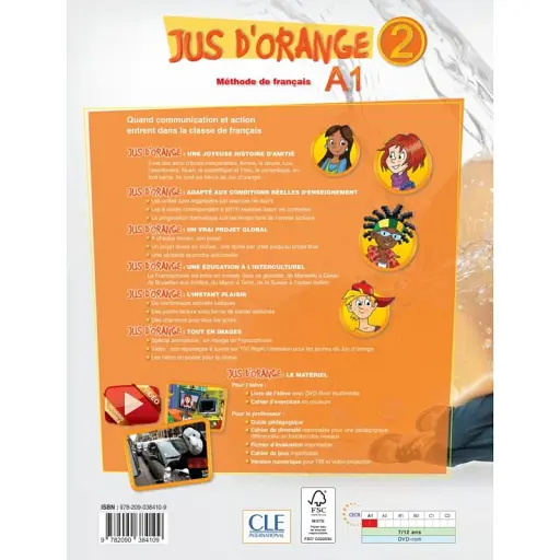 Jus D'orange 2 (A1). Livre de l'eleve + DVD-ROM - фото 2