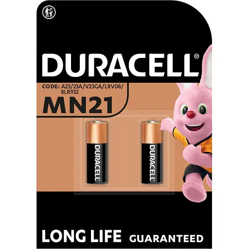 Батарейка Duracell A23 MN21, 12V 2 шт. (АРТ9120)