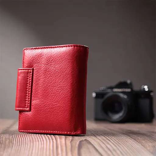 Кожаный женский кошелек ST Leather 9.5х12х2 см acs0029418 - фото 10