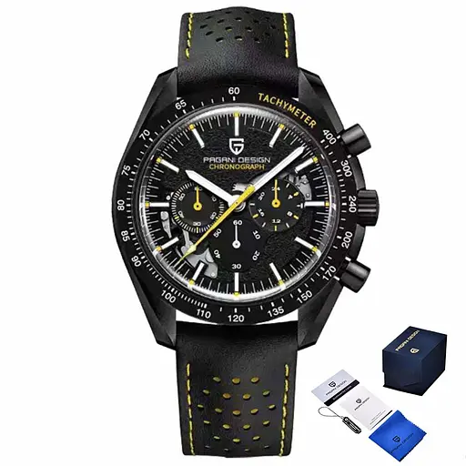 Наручные часы мужские PD-1779 Black-Yellow Pagani Design acs0031210 - фото 1