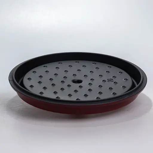 Чугунная кастрюля 4.5 л эмалированная с крышкой посуда для тушения запекания Красный Premium Cookware HP-1-19-RED - фото 5