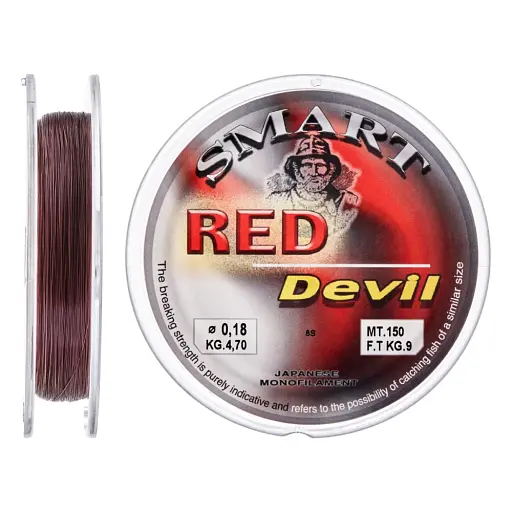 Волосінь Smart Red Devil 150 м 0.14 мм 2.8 кг