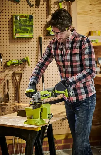 Шлифмашина угловая Ryobi ONE+ RAG18125-0 без АКБ и ЗП - фото 3