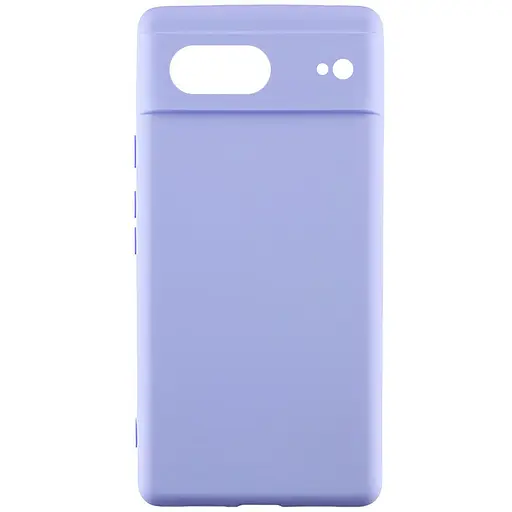 Чохол Silicone Cover Lakshmi Full Camera (AAA) для Google Pixel 7 Бузковий / Dasheen